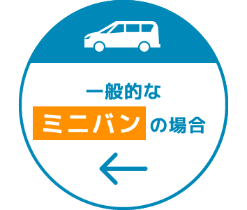 一般的なミニバンの場合