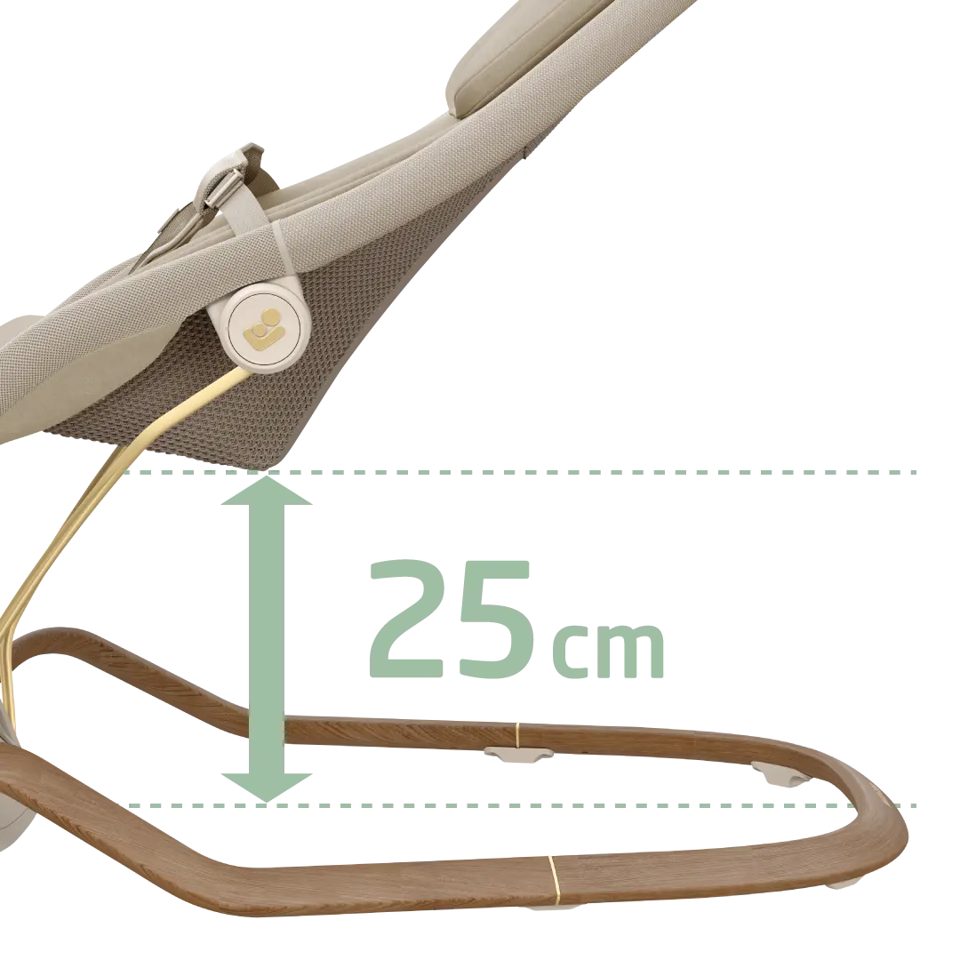 安心の座面高25cm