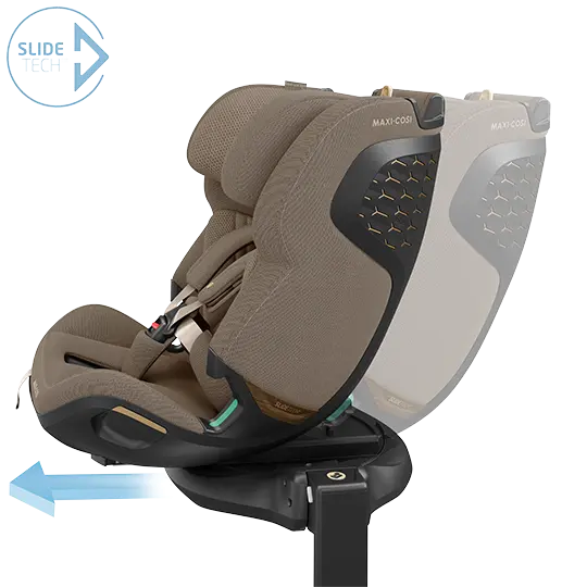 シートがスライドする革新機能<br>SLIDE TECH