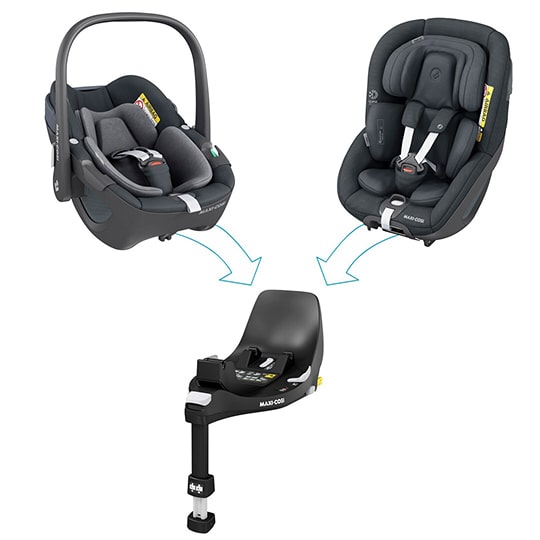 マキシコシペブル & FamilyFix チャイルドシート　isofix